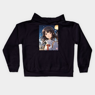 Enchanting Japanese Beauty XIII Kids Hoodie